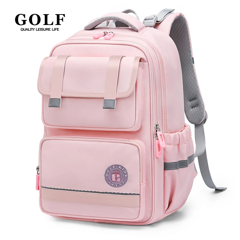 GOLF Primary School Bags for Girls Pink School Backpacks 9 to 10 Years Bookbags Kids Orthopedic Backpack Grade 1 to 4 Boys 2025 1