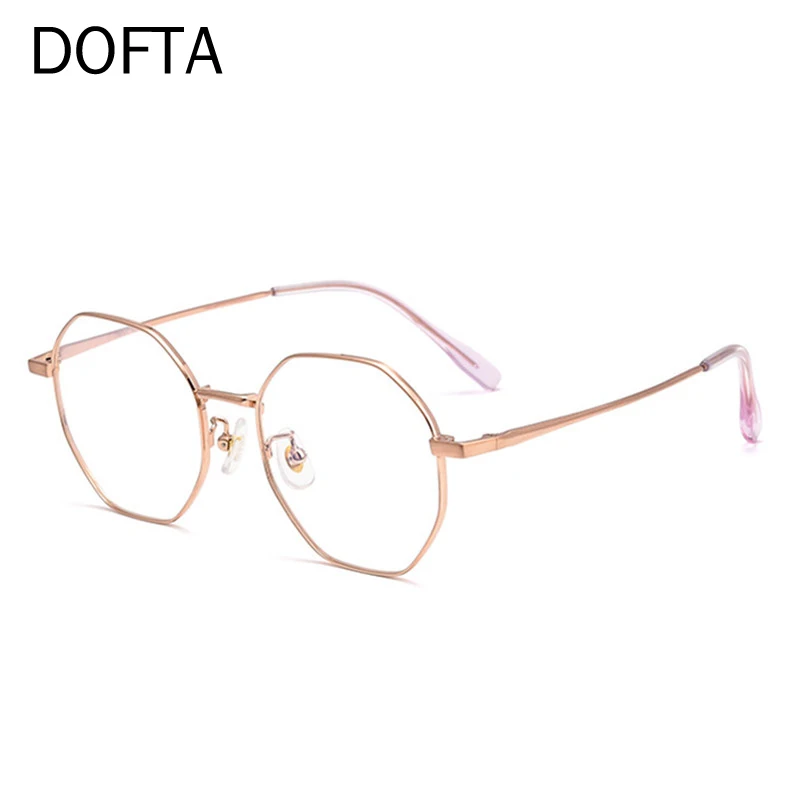 

DOFTA Titanium Glasses Frame Women Ultralight Round Myopia Optical Prescription Eyeglasses Frames Men Vintage Eyewear 5798