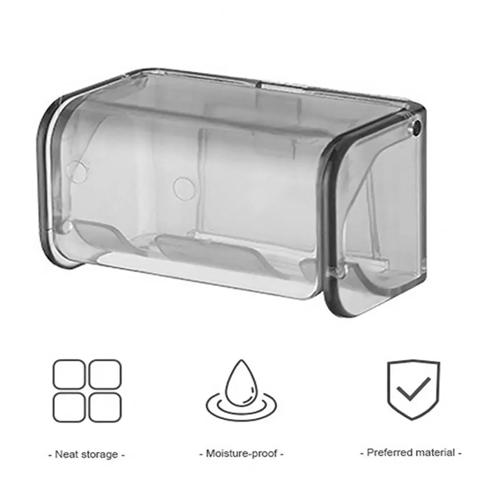 2Pcs Electric Toothbrush Holder Wall Mounted 2 Slots Design Automatic Cover Compact Toothbrush Storage Organizer toothbrush holder