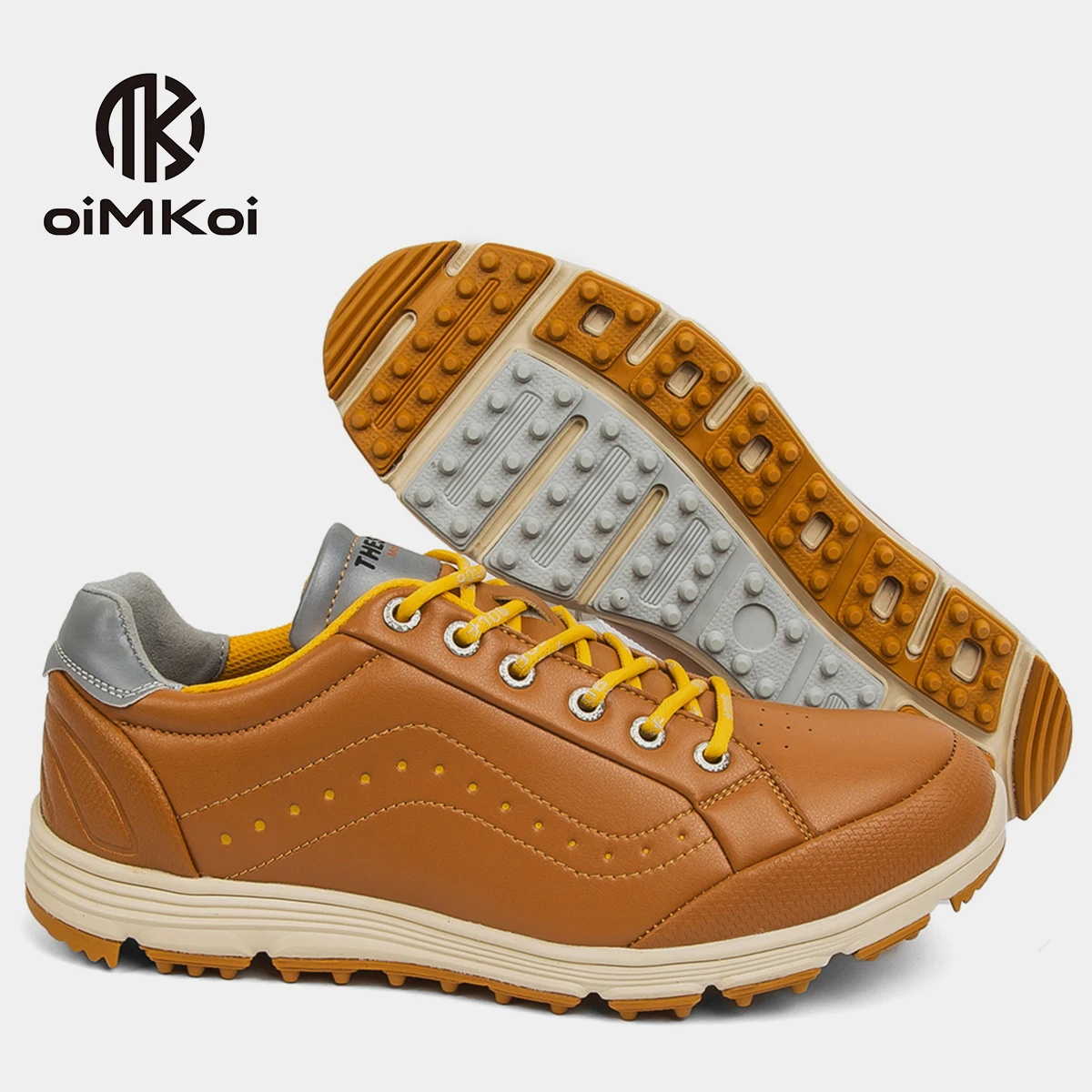 OIMKOI Premium Gentleman Pro  (W/ Spikes) Golf Shoes Professional Training Sneakers