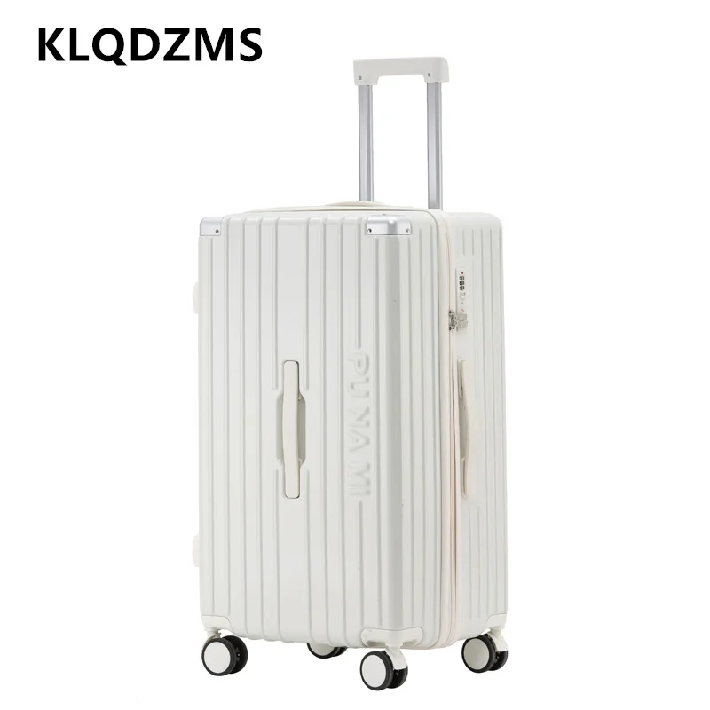 

KLQDZMS 20"24"26"28 Inch High-quality Luggage Ladies Large-capacity Trolley Case Men Boarding Box with Wheels Rolling Suitcase