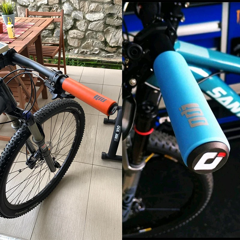 Ultralight Silicone Anti-Slip Bike Grips with End Plugs