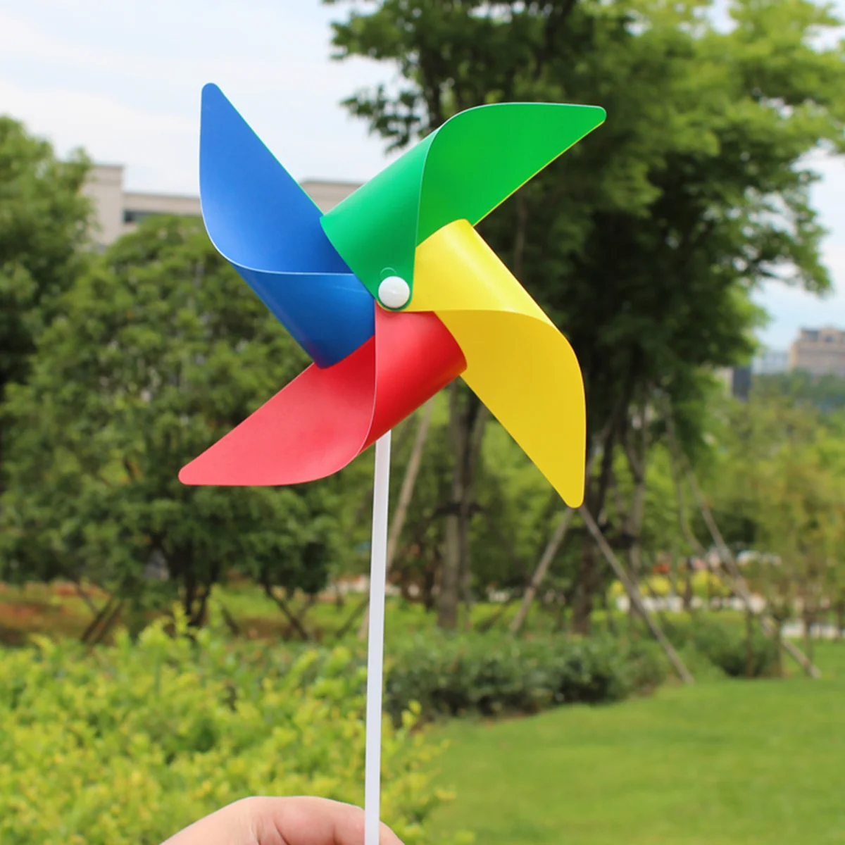 20 Pcs Plastic Windmill Colorful Pinwheel Wind Kids Toys for Kids Children Playing plastic windwill kids windwill