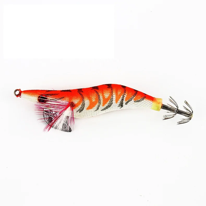 Luminous Fishing Lure for Yamashit, Octopus, Squid Jig, Wood Shrimp Bait, Cuttlefish Jigs, Spinner Bait, 2.5 #, 3.0 #,1Pc 5