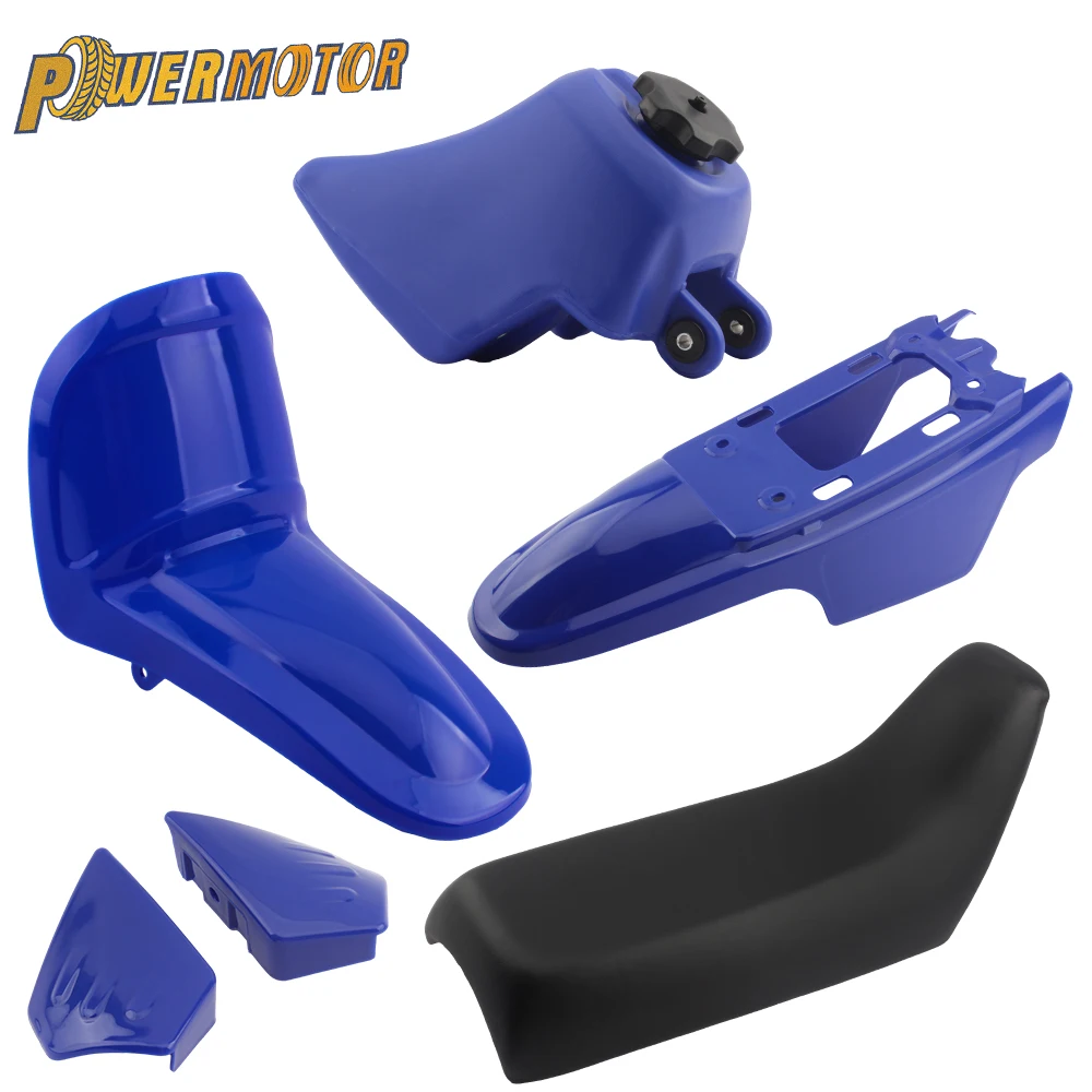 Motorcycle Fairing Front Fender Seat Fuel Tank Plastic Kit for Yamaha PW50 motorcycle fairing