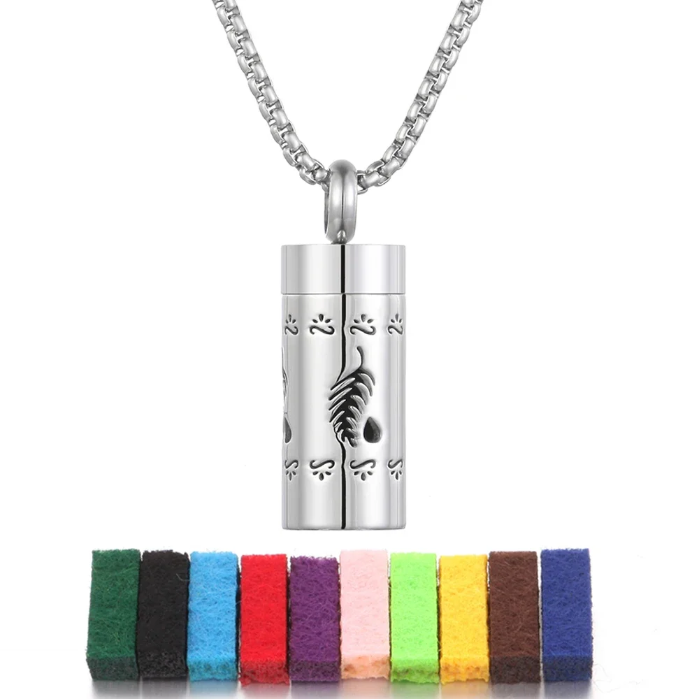 Stainless Steel Aromatherapy Diffuser Pendant Necklace