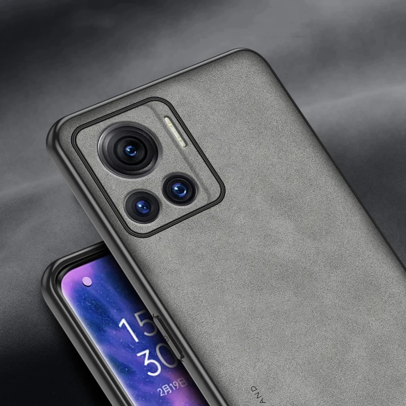 Luxury Leather Phone Case with Silicone Protection Bumper for Ultimate Comfort