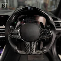 LED Steering Wheel Fit For BMW M1 M2 M3 M4 M5 G Series F40 F44 G20 G21 G28 G22 G29 G80 Carbon Fiber Customized Sport Wheel 1