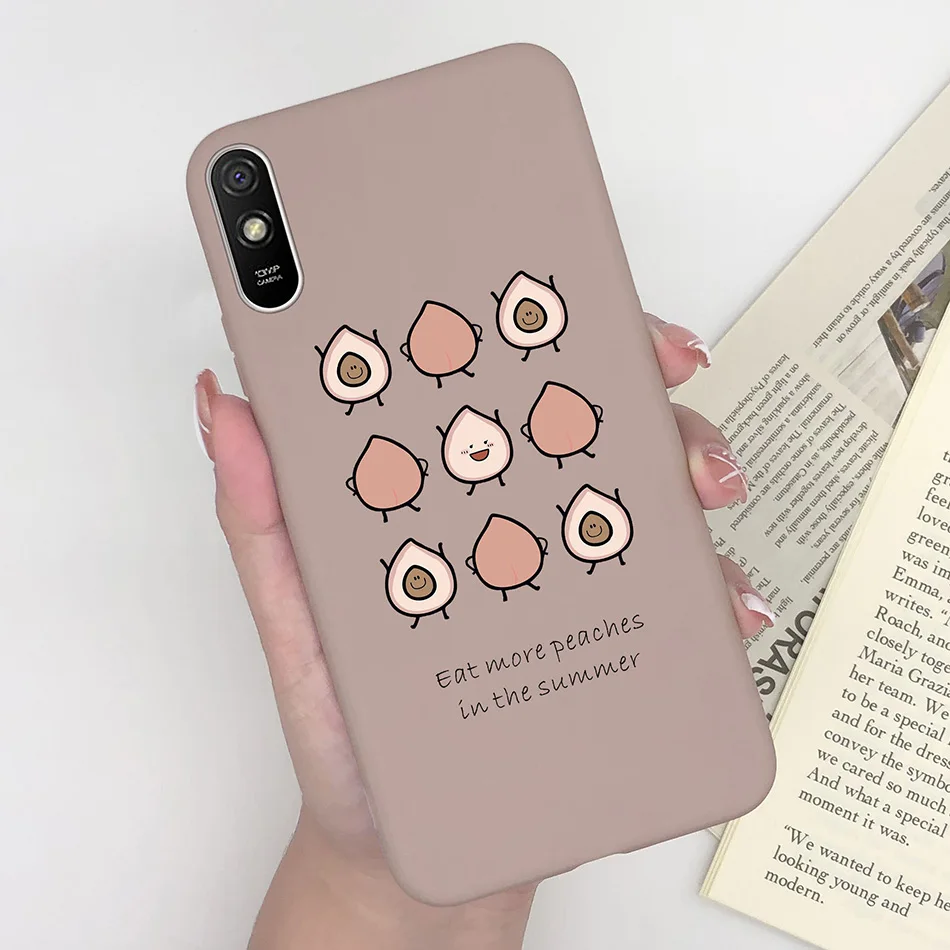 Fashionable Butterfly Heart Pattern Silicon Phone Cover for Xiaomi Redmi 9 Series