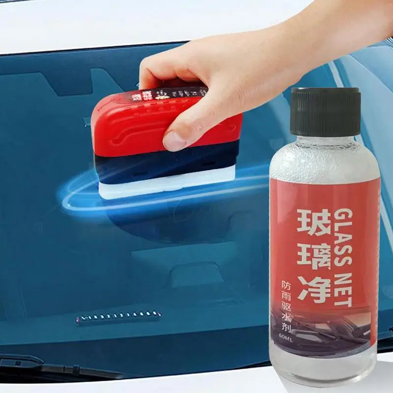 Car Glass Oil Film Cleaner Oil Film Remover for Glass Car Windshield Oil Film Cleaner 120ml for Window Remove Dirt Water Stains