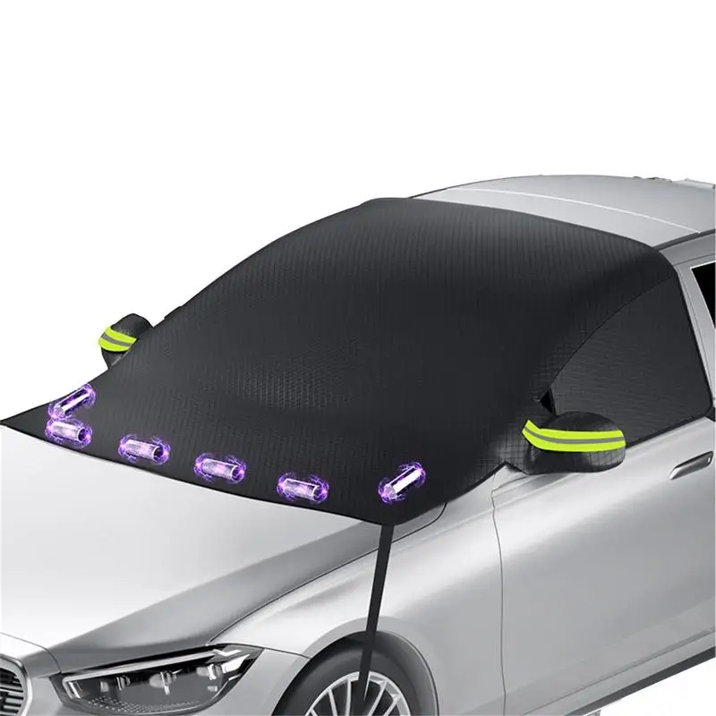

Magnetic Car Windscreen Cover Automobile Sunshade Cover Car Windshield Snow Sun Shade Winter Waterproof Anti Frost Car Cover