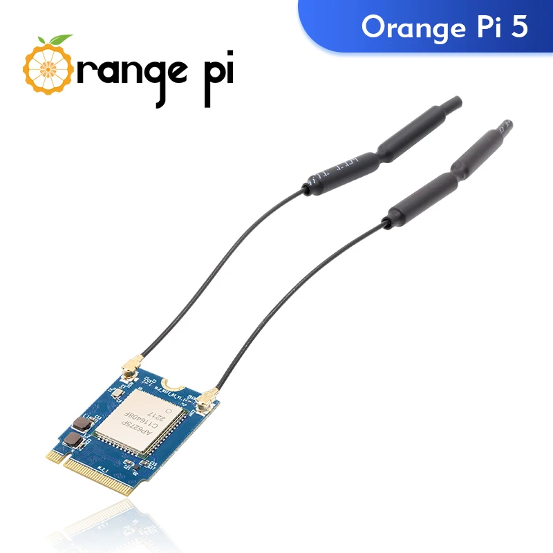 Orange Pi 5 8GB + Metal Shell + Wifi-BT Module Single Board Computer RK3588S Orange Pi5 Development Board