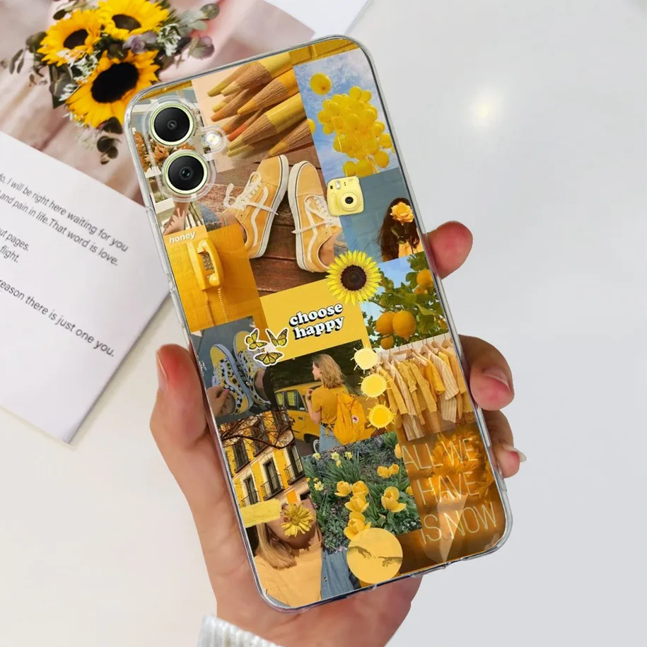 Fashion Butterfly Soft Silicone Back Cover Case for Samsung Galaxy A05/A05S (2023)