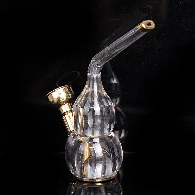 Mini Hookah Shisha Tobacco Smoking Pipes Creative Metal Cigarette Holder Acrylic Water Pipe New Popular Gift 1Pc hookah holder hookah pipes hookah set smoking pipe kit