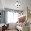 Soccer Ball LED Ceiling Lights 220V E27 Football Bar Club Ceiling Lamp Creative Kids Boy's Bedroom Decoration Light Chandelier 3