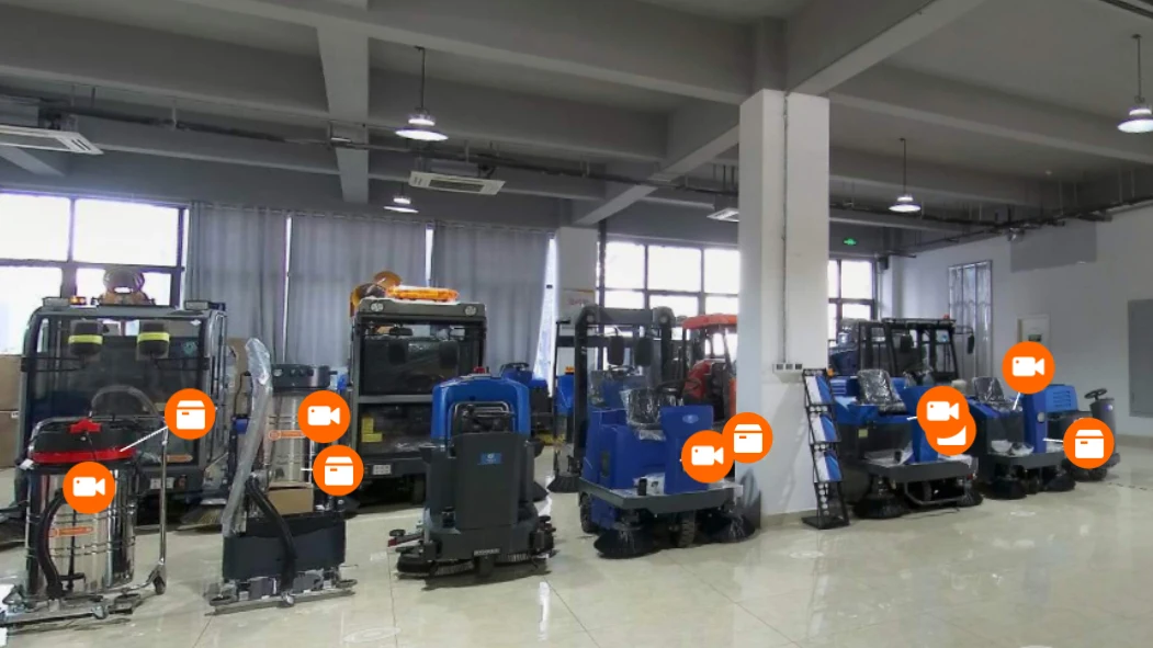 Description Picture 3 of itemTiktok Hot Selling K1 Electric Cleaning Brush Compact Walk Behind Mini Micro Floor Scrubber