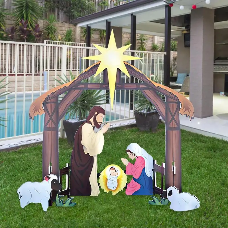 Nativity Scene Outdoor Christmas Decorations