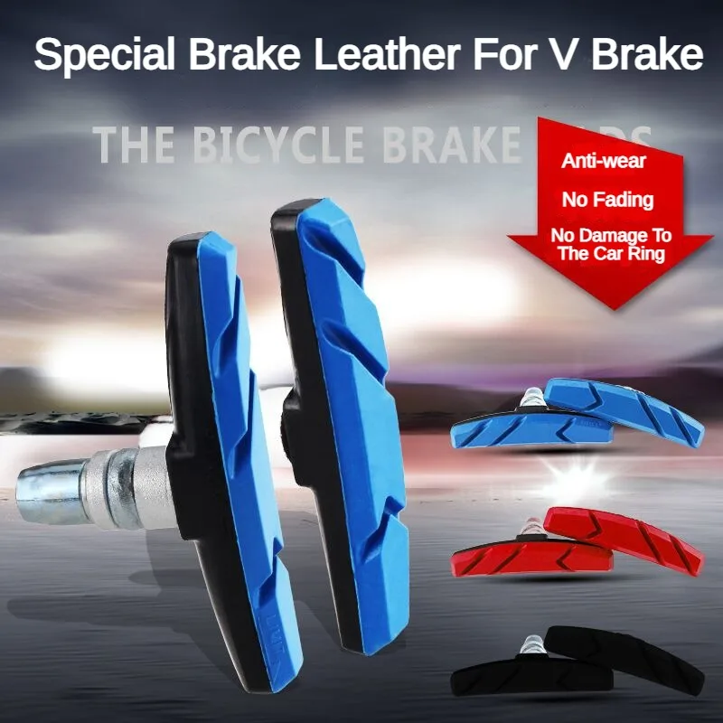 

Bicycle Brake Pad Mountain Bike V Brake Pad Bicycle Brake Rubber Brake Block Bicycle Maintenance Parts Bycicle Parts