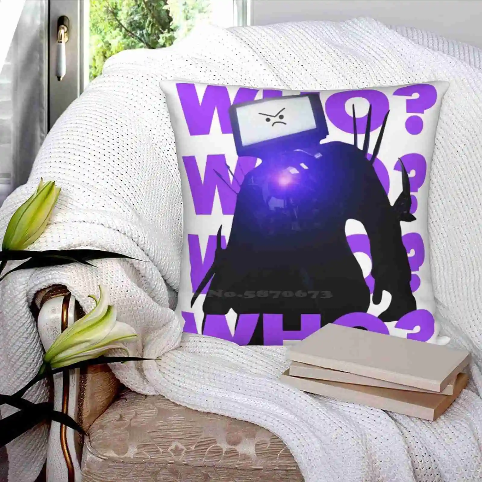 Titan Tv Man Angry! - Skibidi Toilet Pillowcase Bedroom Home Decoration Skibiti Tv Man Skibidi Titan Tv Man Skibidi Titan Tvman 6