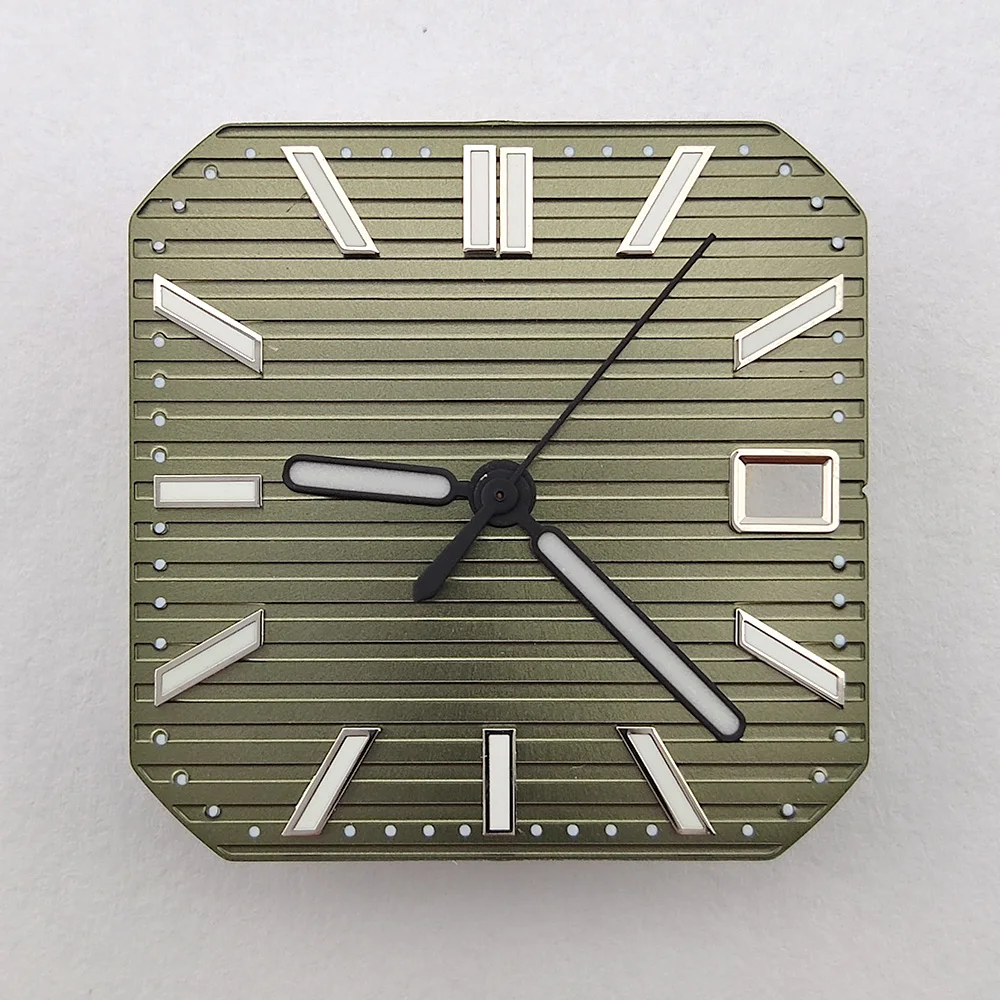 Men's Automatic Watch Kit - Square Dial, Waterproof 316L Stainless Steel Case