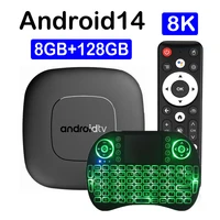 Смарт - телевизор 8 ГБ 128 ГБ Android 14 ATV H313 Google Assistant 8K Video 4K HDR10 Media Player T1