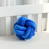 European Minimalist Handmade Woven Pillows Are Skin Friendly, Soft, and Highly Elastic, Teddy Velvet Ball Tying 3