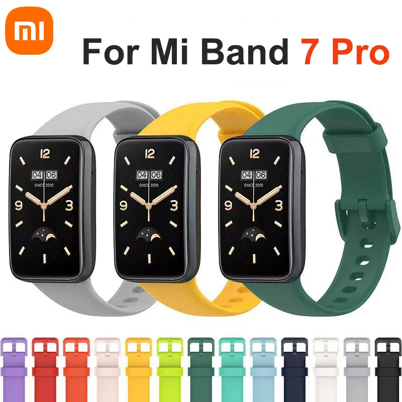 Case+Silicone Strap For Mi Band 7 Pro Strap Accessories Smart Replacement watchband Wristband correa bracelet for Mi Band 7 Pro