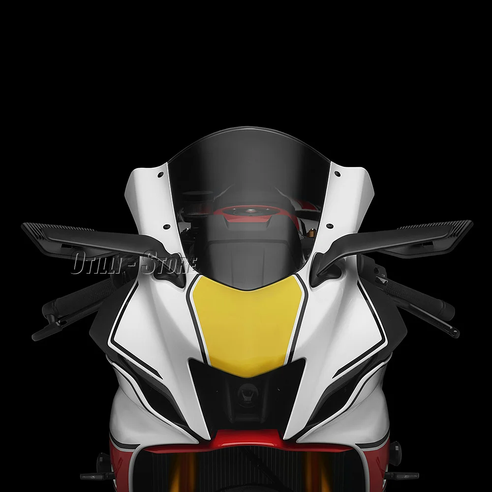 Rearview Mirrors With Turn Signals LED lights For YAMAHA YZF R1