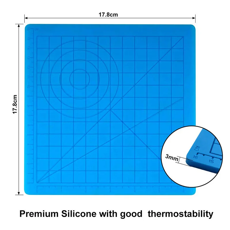 3d Brush Silica Gum Painting Board Toy Auxiliary Pen Basic Graphic Painting Board Silicone Gifts Practice For Children