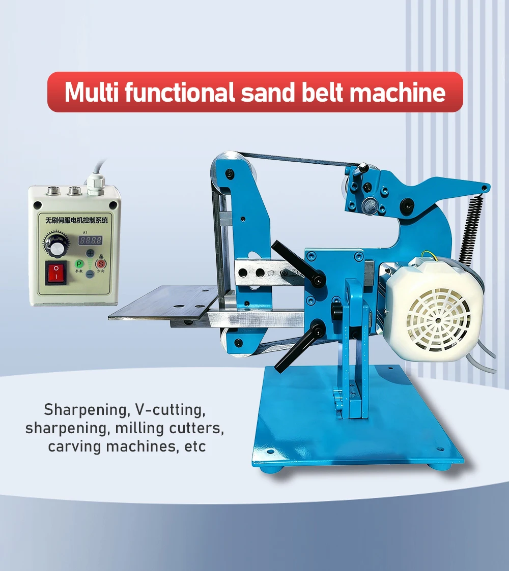 915 Dual-Use Belt Sander 220V Home Mini Vertical/Horizontal Sanding Machine All