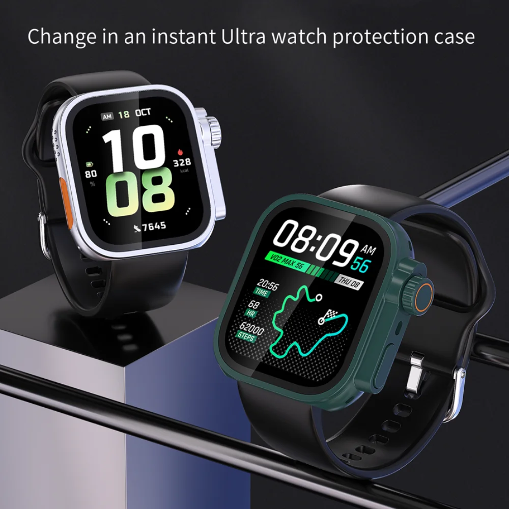 Ultra Protective Case with Tempered Glass & PC Frame