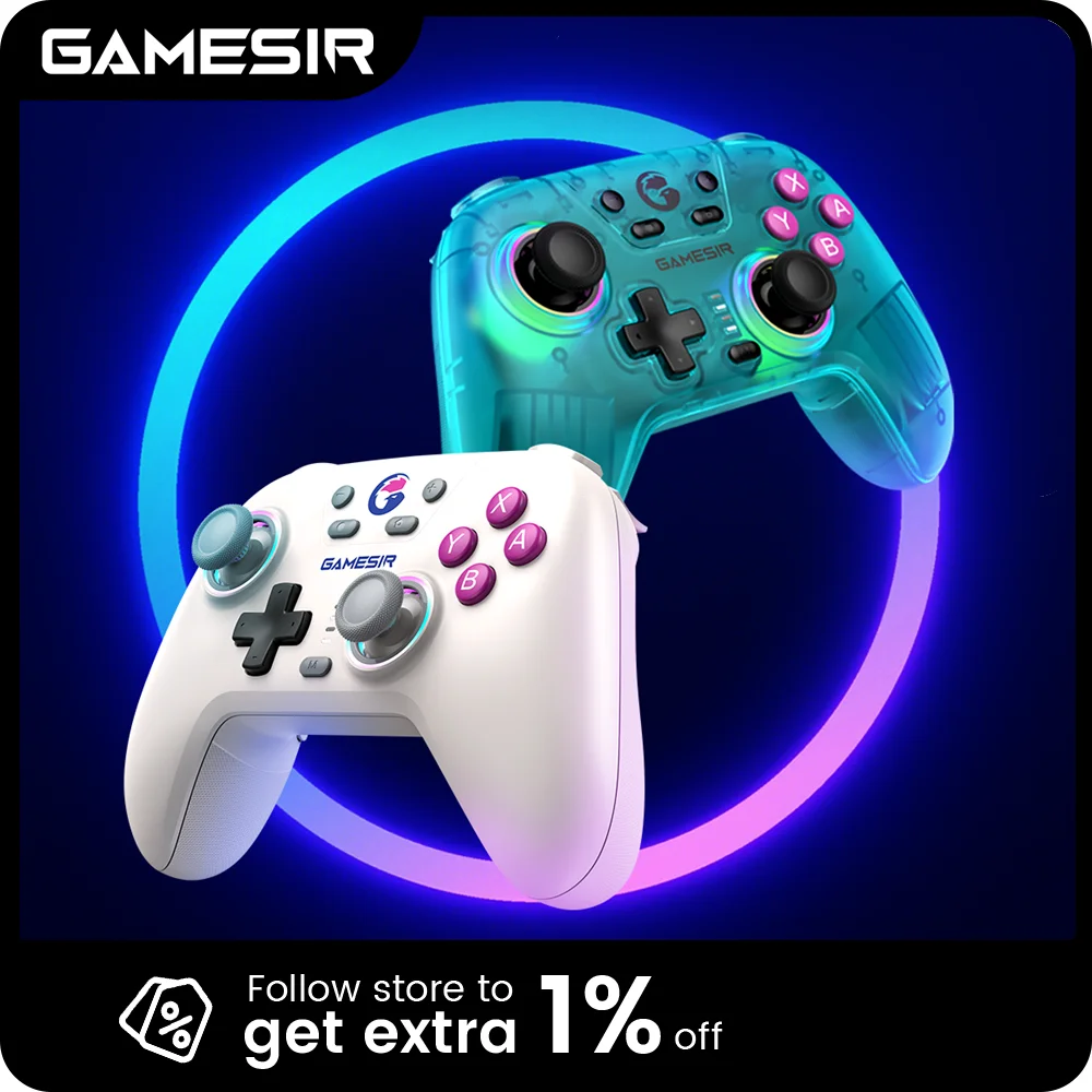 

GameSir Nova Switch Controller Wireless Gaming Gamepad Hall Effect Joystick for Nintendo Switch iPhone Android PC