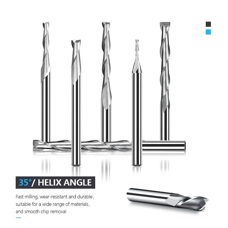 Рисунок 2 - XCAN Набор фрез концевая двухзаходная 3.175мм