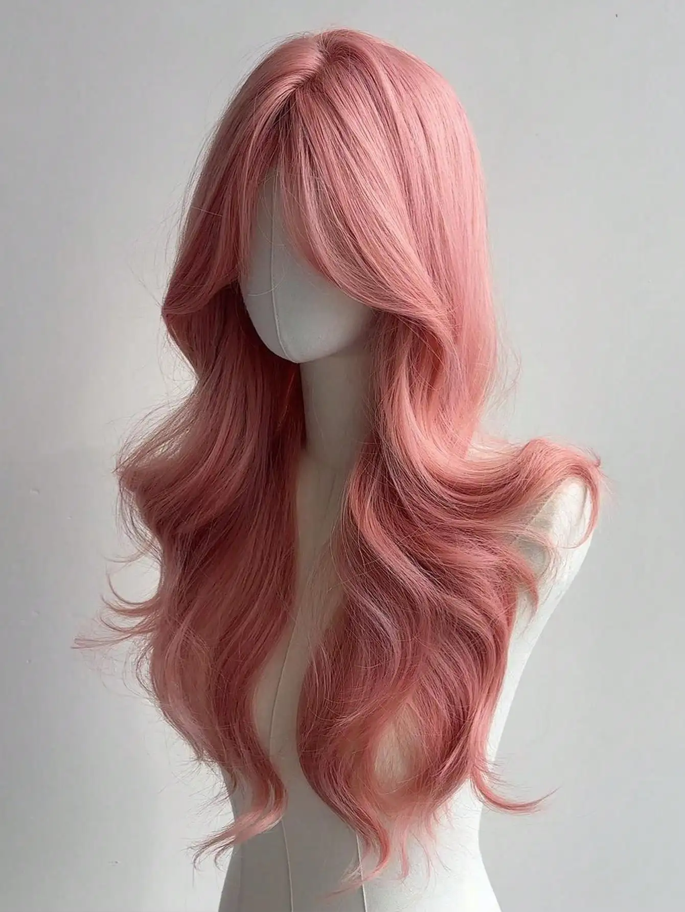 Copper Ginger Synthetic Wig for Women with Bangs