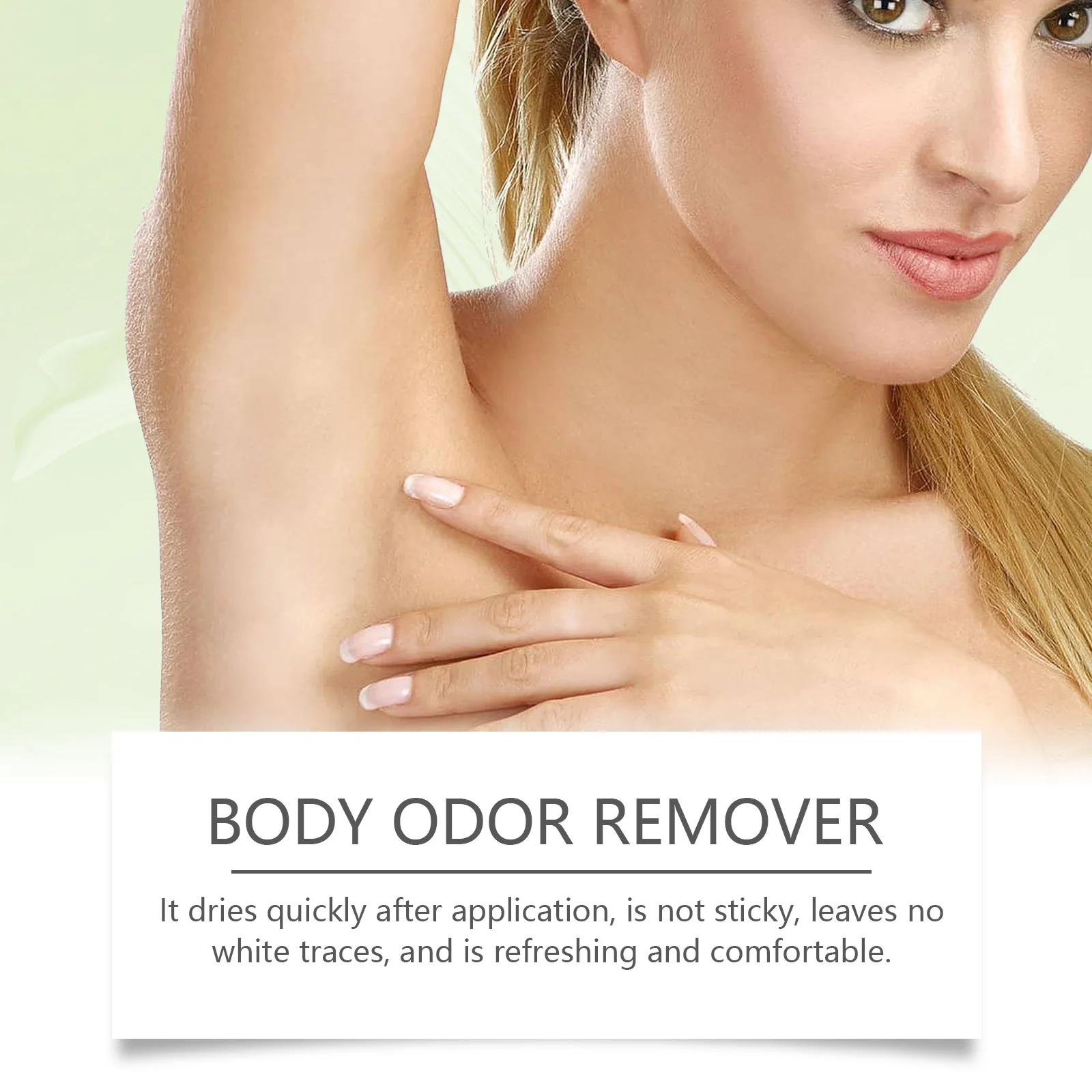 Wiyun Crema deodorante per il corpo all'olio di cocco Aroma duraturo Ridurre l'odore cattivo Rinfrescare le ascelle Cura della pelle Ascelle Sudore Crema per la rimozione degli odori 3