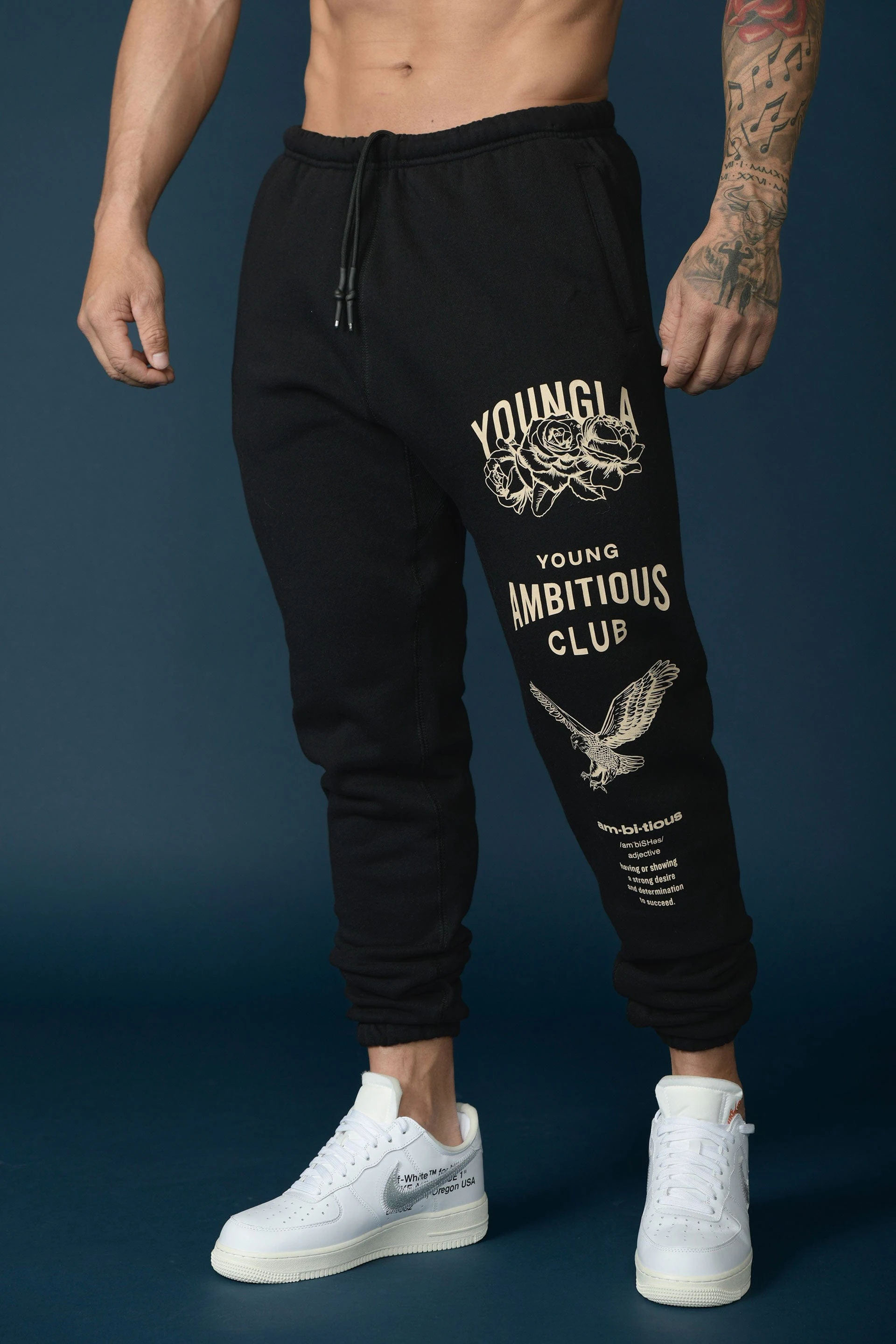 American Style Men Sweatpants Women Jogger Gym Sports Fitness Cotton Printed Casual Mid Waist Drawstring Pants