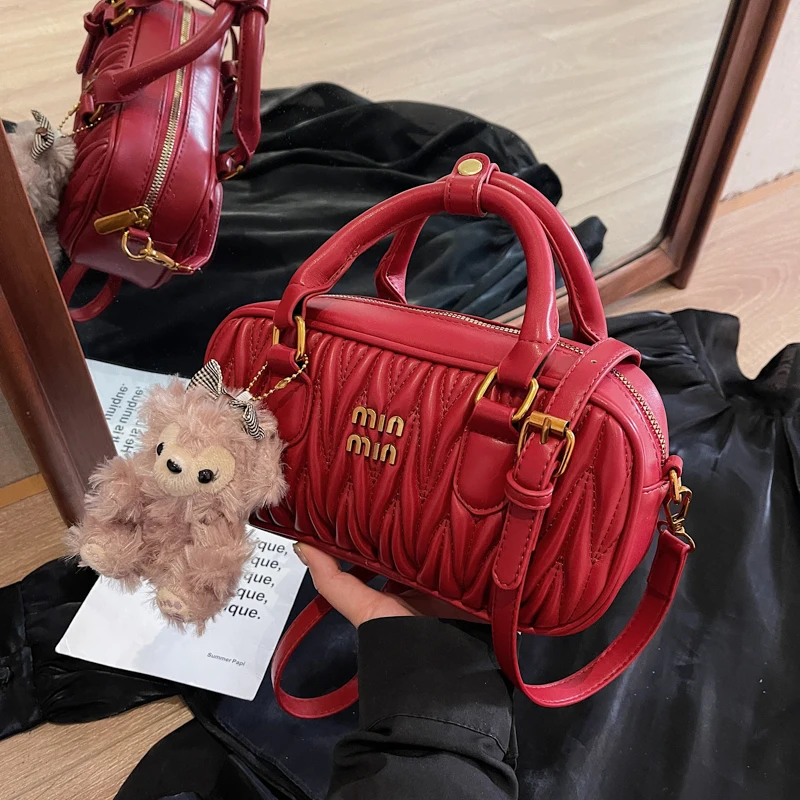 حقيبة نسائية راقية ذات سعة كبيرة 2024 حقيبة بولينج...