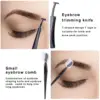 5PCS Specialized Eyebrow Trimmer Set Scissors Tweezers Eyebrow Razor Scraping Eyebrow Comb Razor Eyebrow Clip Makeup Tools Set 4