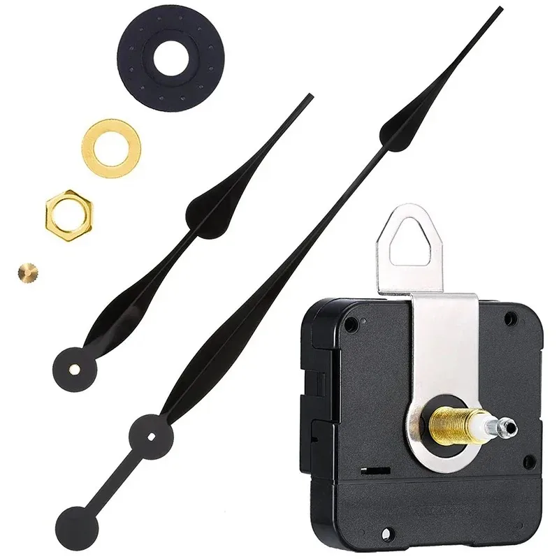 Quartz Silent Wall Clock Movement Large Torque DIY Clock Mechanism Metal Needle Movement Parts Bedroom House Decoration wall clock clock repair parts
