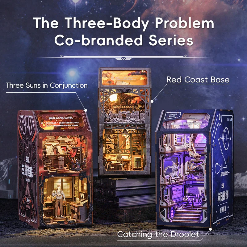 The Three-Body Problem Sci-Fi DIY Book Nook Kit