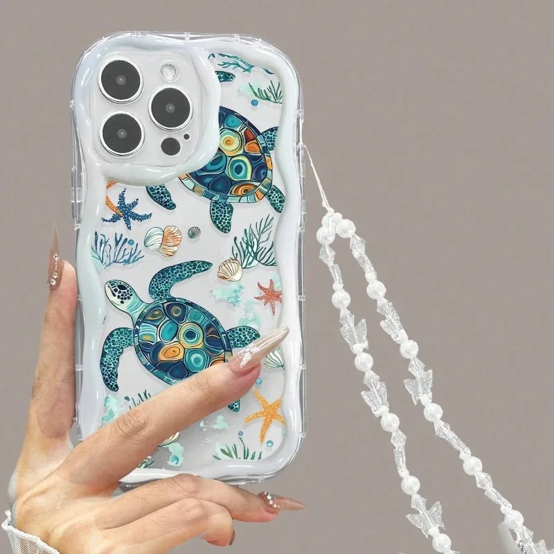 Turtle Underwater World Clear Phone Case
