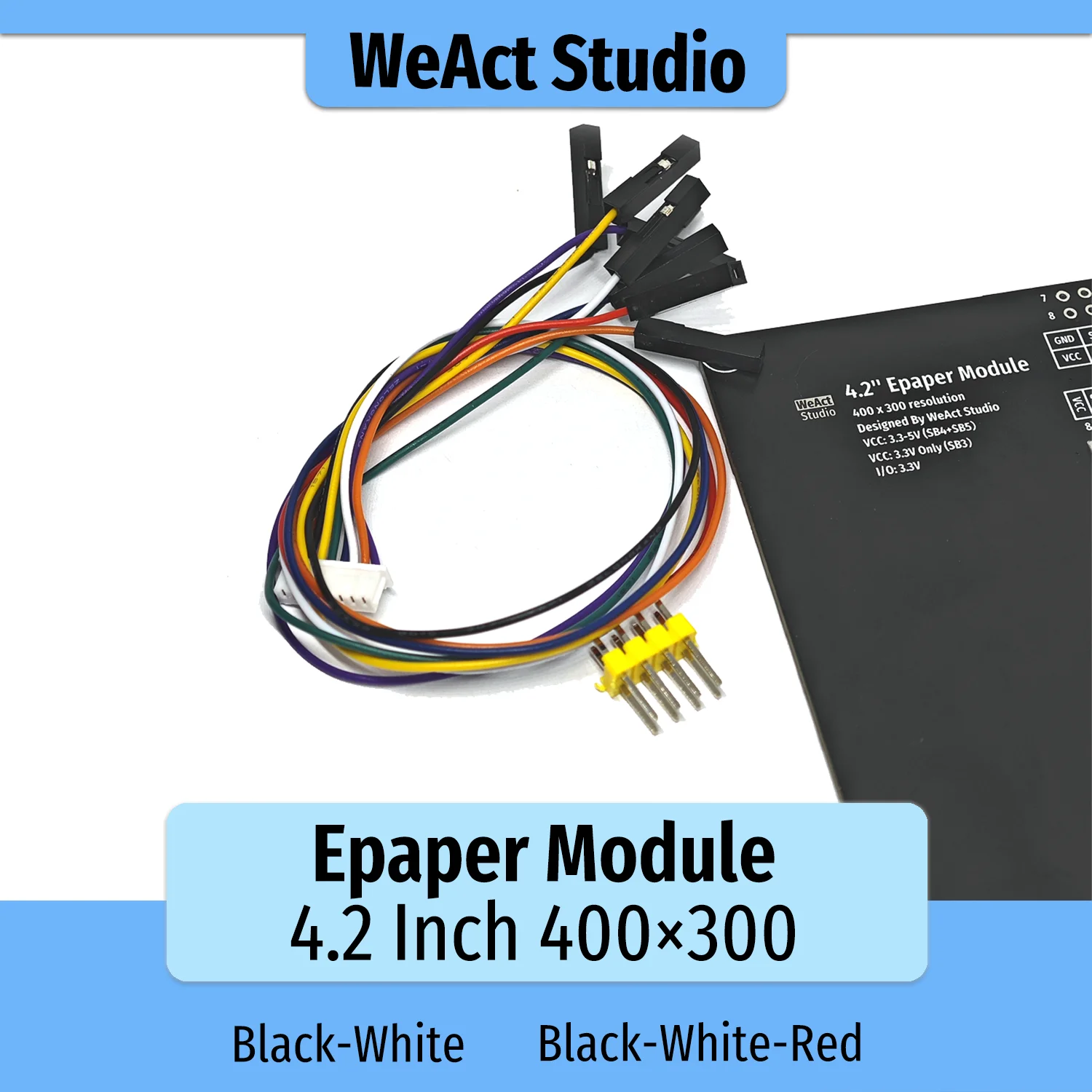 รูปสินค้า โมดูลจอ E-paper 4.2 นิ้ว สำหรับโปรเจกต์ ESP32