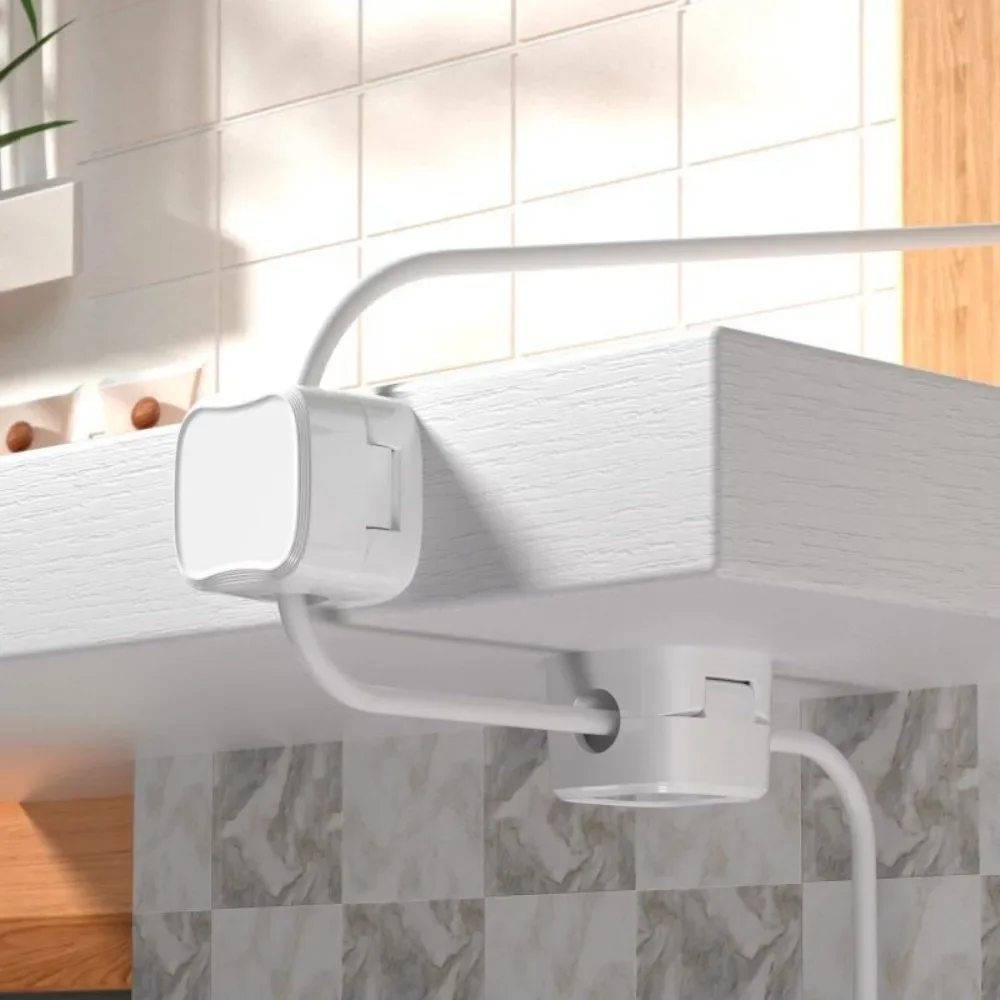 1/3/6/10 Pieces Organizer Magnetic Organizers Cable Clamp Pencil Cases Smooth Adjustable Storage Desk Under Desktop Manager