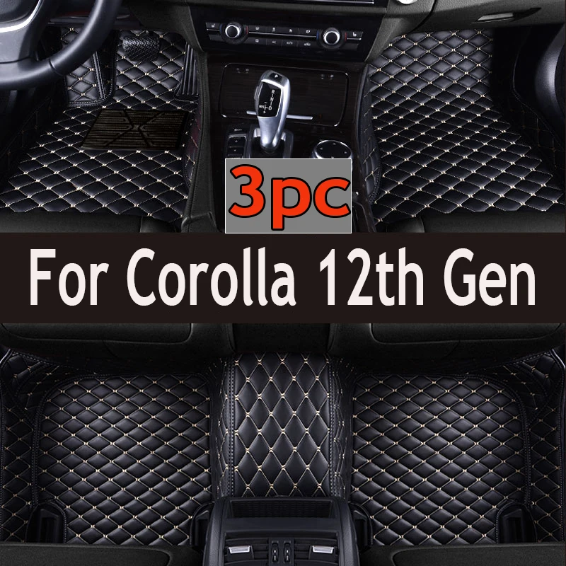 

Car Floor Mats For Toyota Corolla 12th Gen. Hybrid 2019 2020 2021 Custom Foot Pads Auto Carpet Cover Interior Accessories