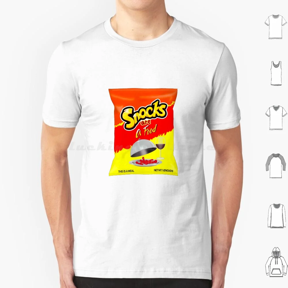 Gli Snack Sono Una Maglietta Alimentare Uomo Donna Bambini 6Xl Snack Snack Cheetos Hot Cheetos Chips Snacking Food Hot Spicy Wine Meal
