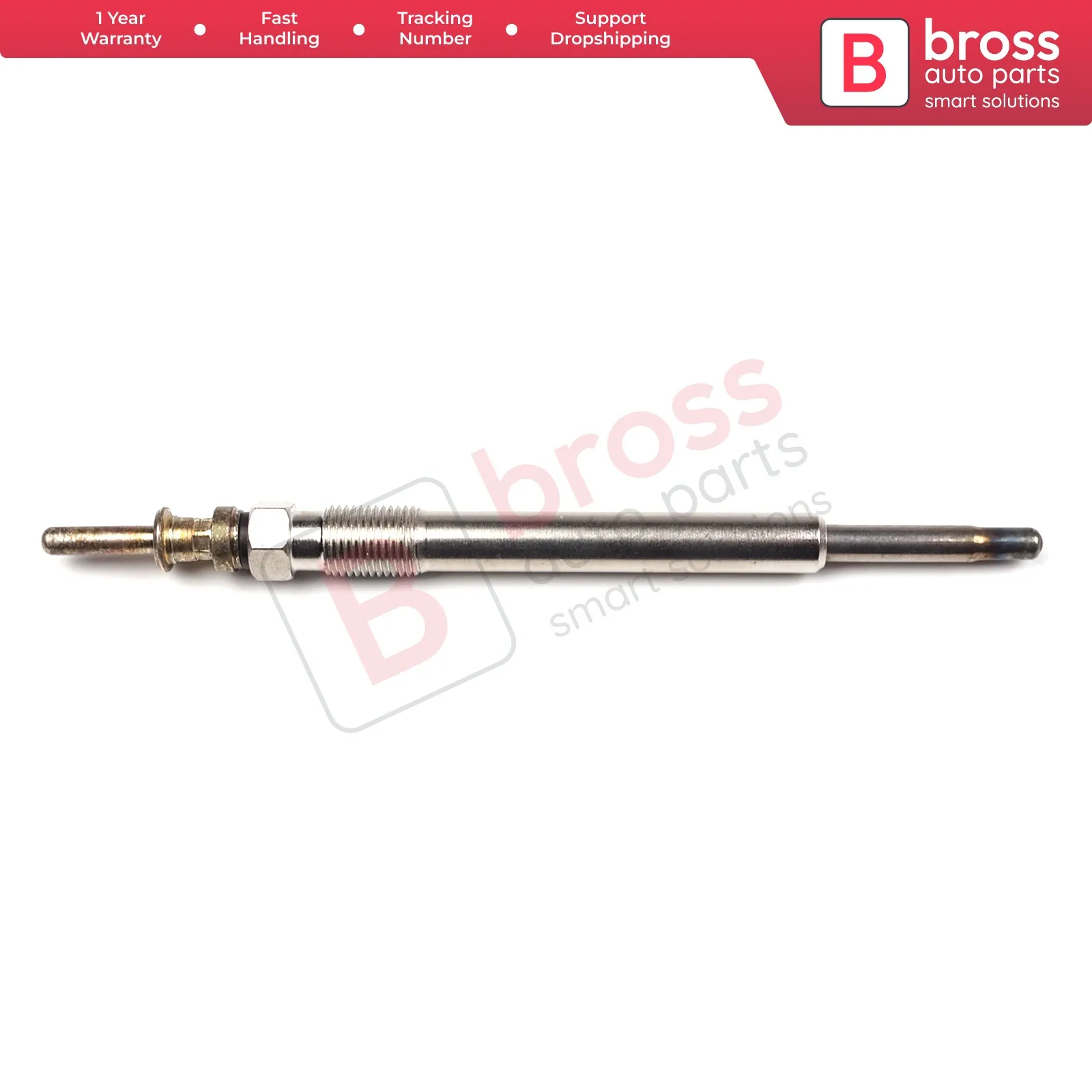 Bross Auto Parts BGP39 1 Piece Heater Glow Plugs GX133, 0 100 226 370, GN025 for BMW E38 740d Fast Shipment Ship From Turkey