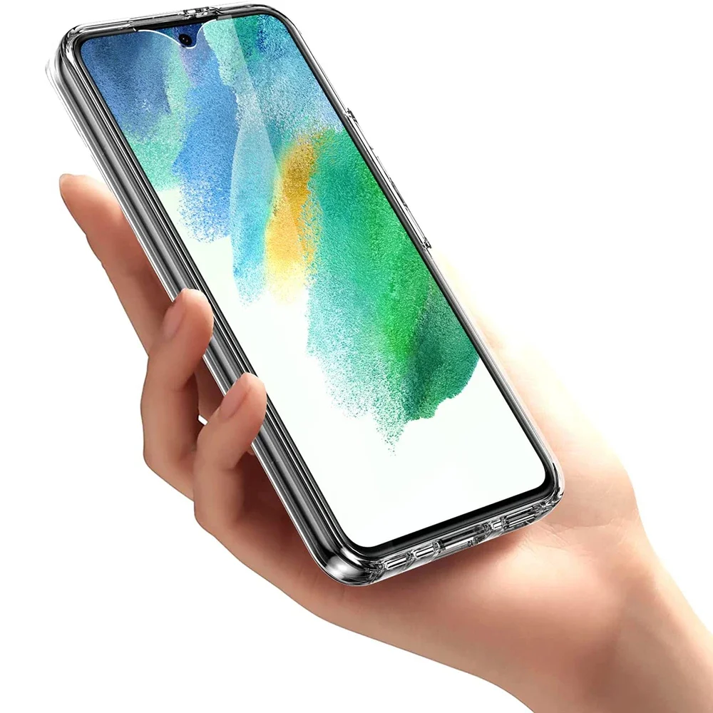 360° Full Cover Silicone TPU Hybrid Case - Durable Protection with Hard Coque Design