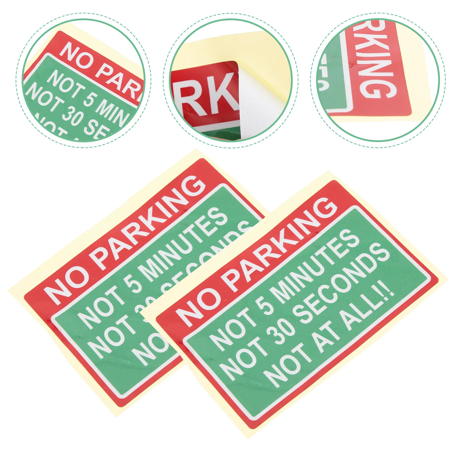 

Parking No Sign Warning Signs Stickers Notice Sticker Vehicle Road Stopping Illegally Pa Car Decal Warnings Board Park Signboard