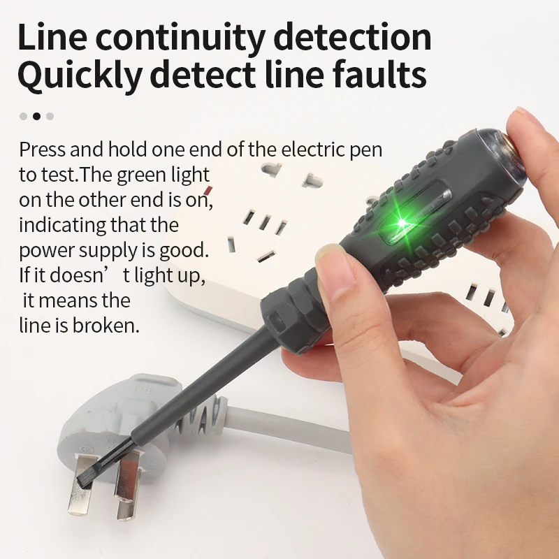 LUXIANZI 12-230v Voltage Tester Pen Screwdriver Handheld Induced Electric Power Test Probe Portable Electrician Detector Tool 3
