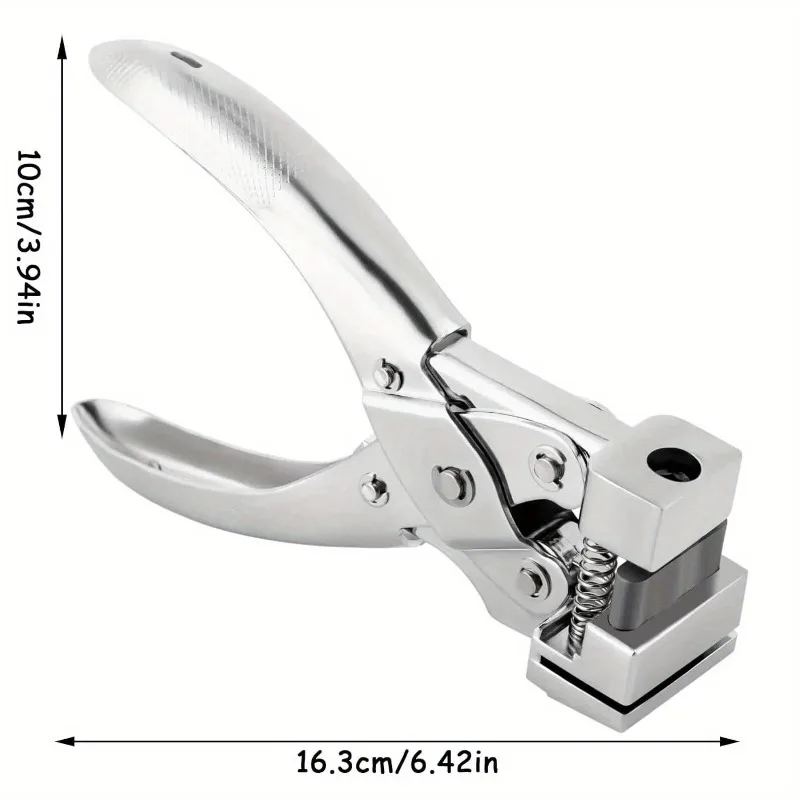 T Slot Shape Hole Punch Heavy Duty Tag Punches for Paper Crafts Handheld Earring Hole Punch Badge Hole Punch for ID Card Hard Pl - 2